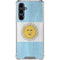 Argentina Flag Distressed Galaxy S23 FE Clear Case